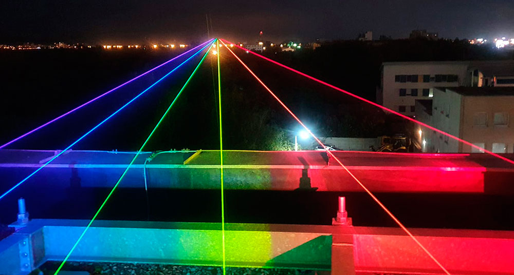 НОВЫЙ лазерный прожектор Rainbow Sky!